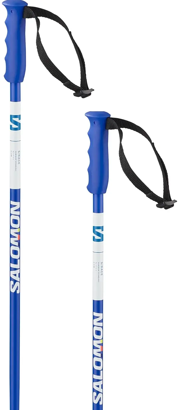 Dětské sjezdové hole Salomon S/Race Jr - Blue 95
