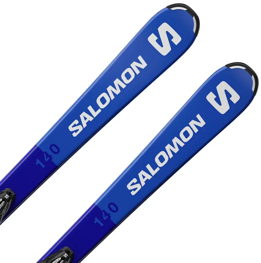 Dětské sjezdové lyže Salomon S/Race Jr S + C5 GW J75 - Race Blue / White 120