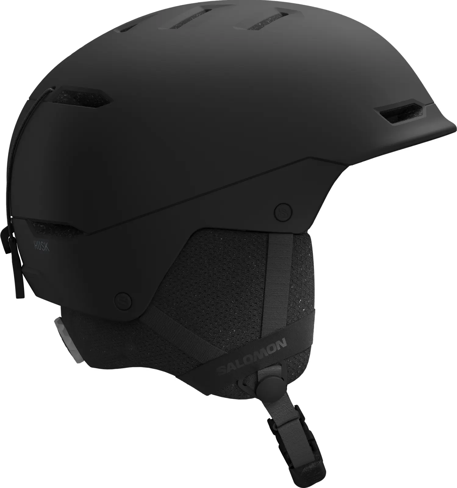 Dětská lyžařská helma Salomon Husk Jr Mips - Black 56-59