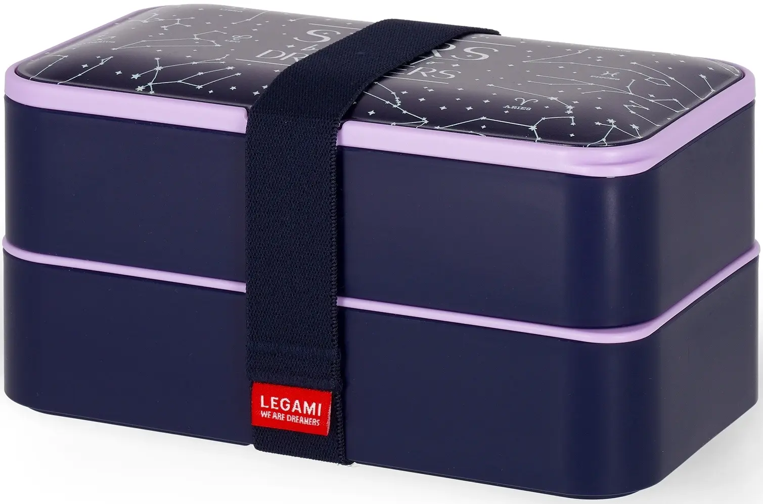 Krabička na svačinu Legami Lunch Box 1200 Ml - Stars uni