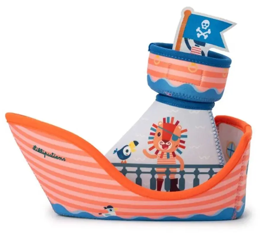 Pirátská loď lva Jacka Lilliputiens - hračka do vody uni