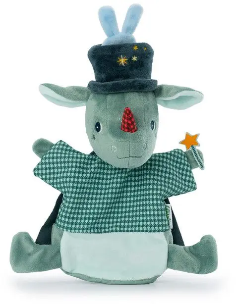 Maňásek na ruku Lilliputiens - kouzelník dráček Joe uni