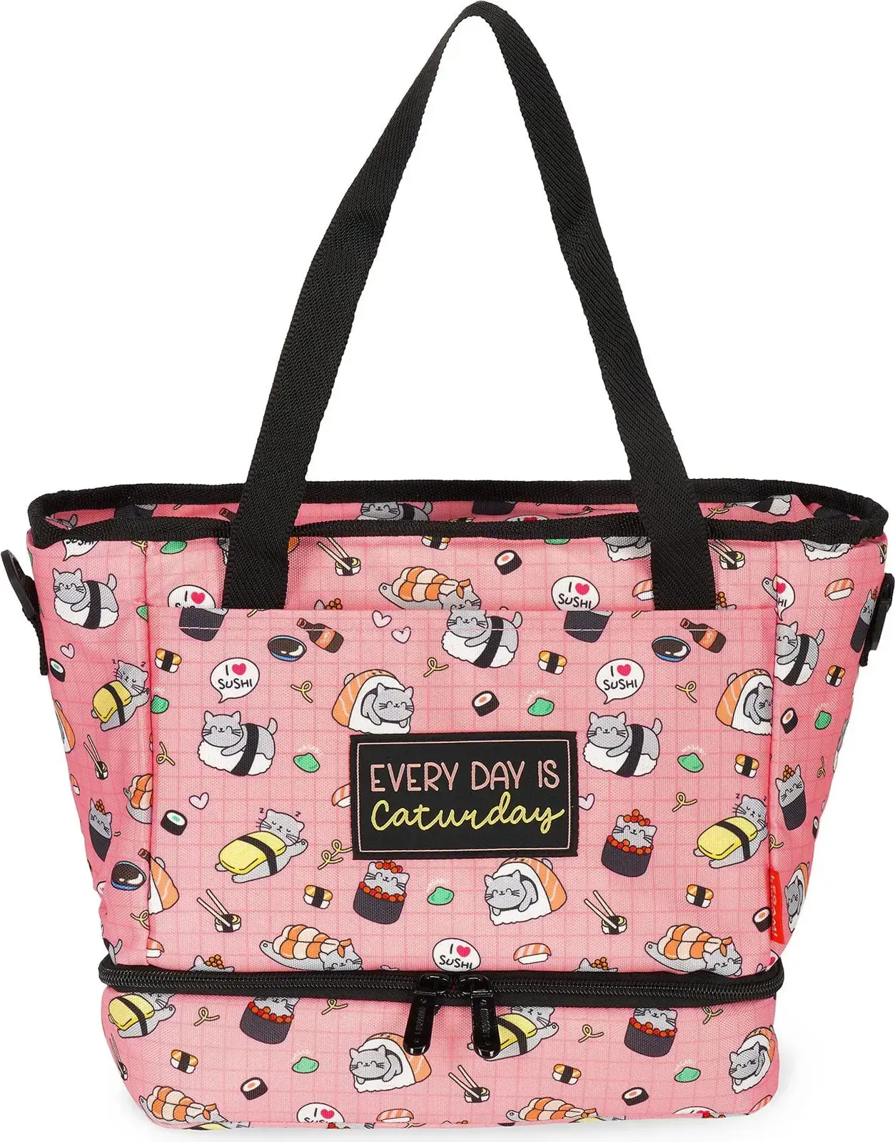 Velká taška na svačinu Legami Lunch Bag 10,8 l - Sushi Cat uni