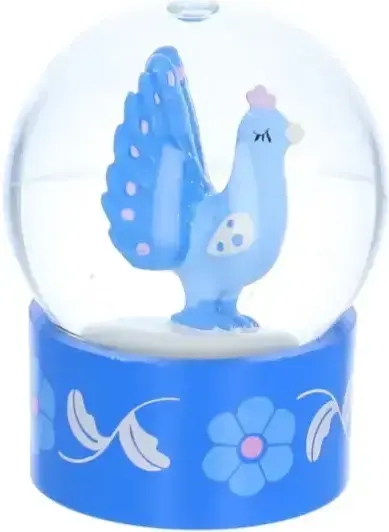 Skleněné sněžítko Le petit Souk - Páv Joli Paon uni