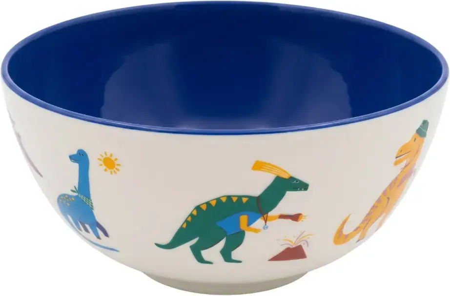Melaminová miska Le petit Souk - Dinosauři uni