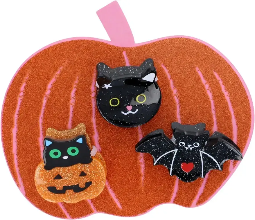 Sponky do vlasů Le petit Souk - Halloween 3 ks uni