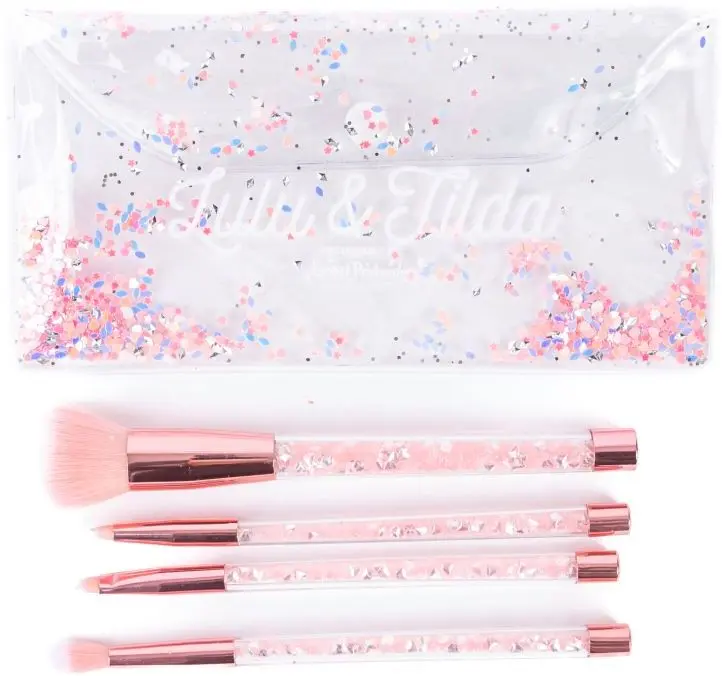 Glam Girl Lulu and Tilda - Glitter brush and bag set uni