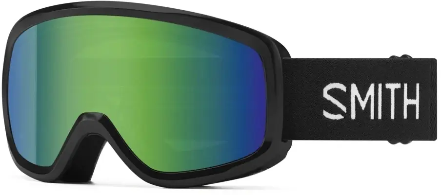 Dětské lyžařské brýle Smith Snowday Jr - Black/Green Solx Mirror Antifog uni