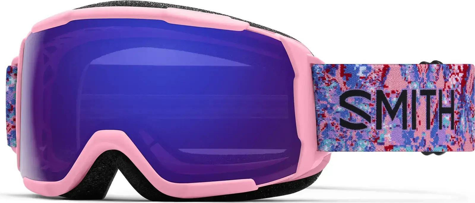 Dětské lyžařské brýle Smith Grom - Bright Pink Lofi Butterfly/ChromaPop Everyday Violet Mirror uni