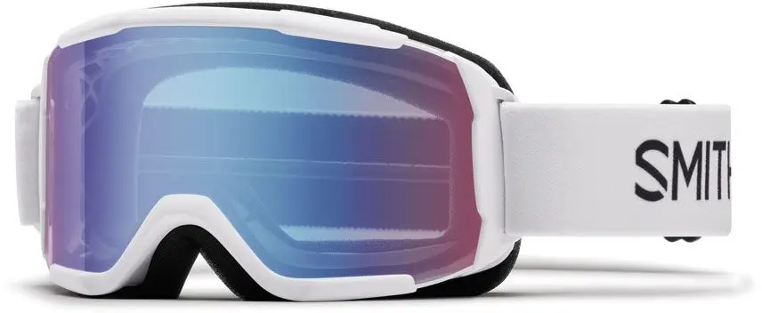 Dětské lyžařské brýle Smith Daredevil - White/Blue Sensor Mirror Antifog uni