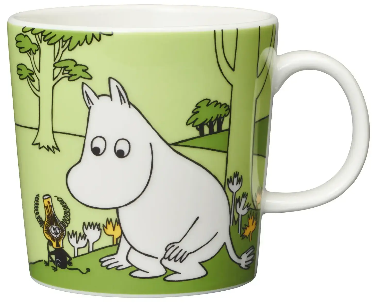 Hrneček Moomin Arabia 0,3 l Moomintroll grass-green uni