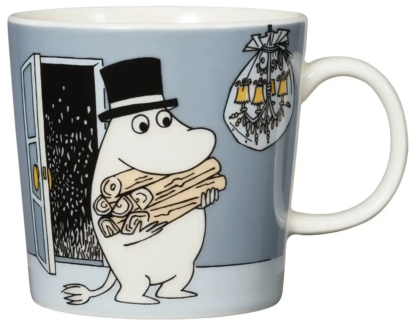 Hrneček Moomin Arabia 0,3 l Moominpappa grey uni