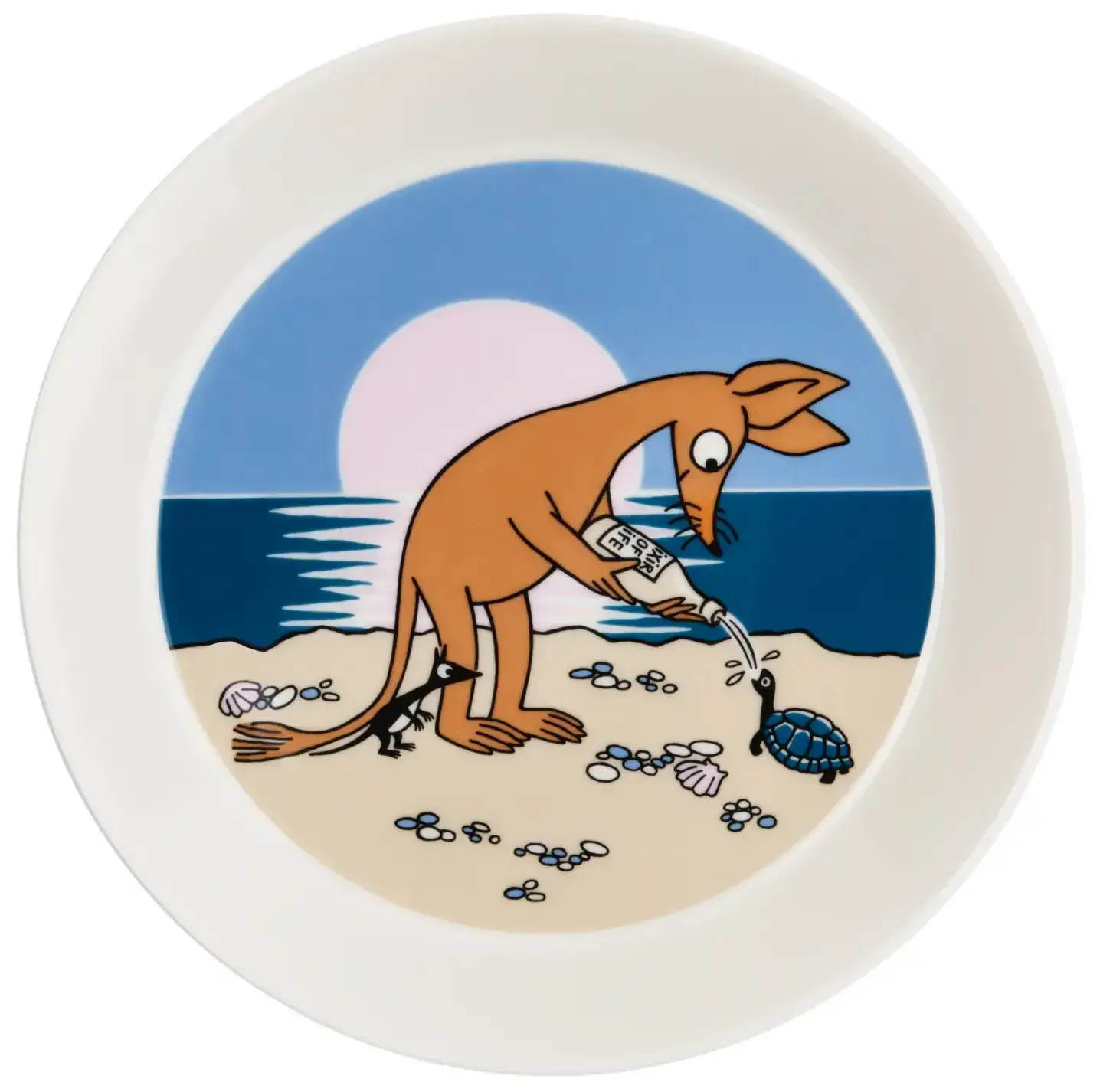 Talířek Moomin Arabia 19 cm Sniff blue uni