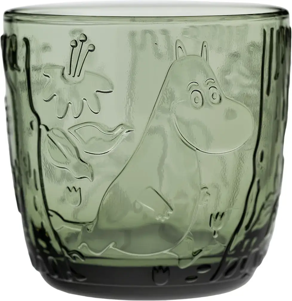 Sada dvou sklenic Moomin Arabia tumbler zelené uni