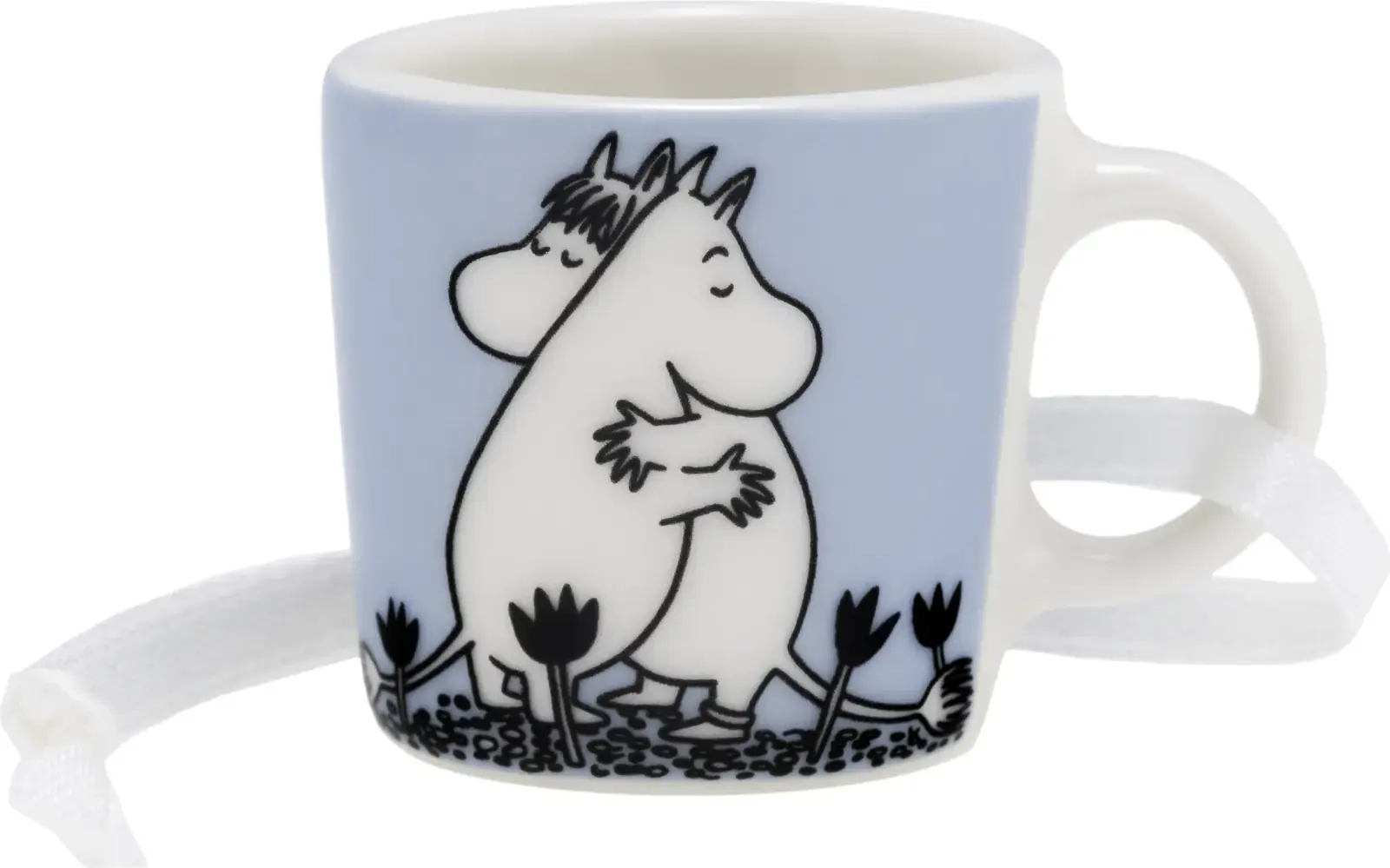 Mini hrneček Moomin Arabia Love blue uni