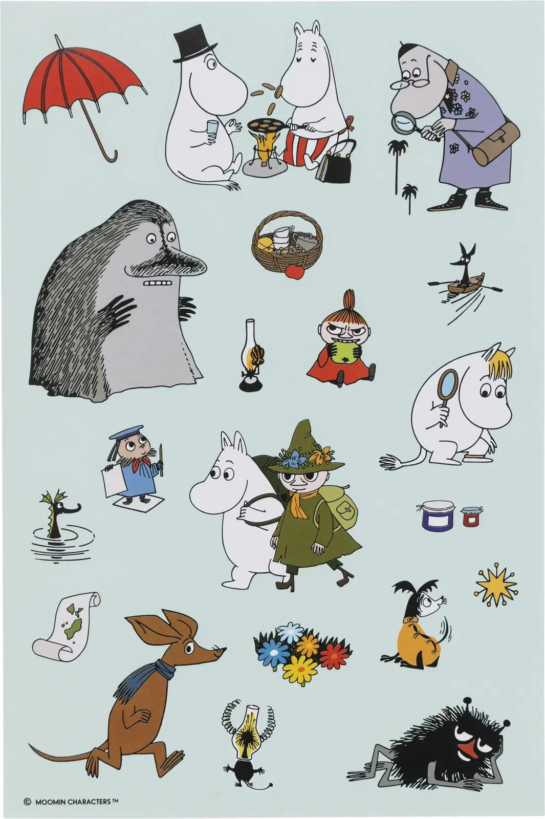 Dekorativní samolepky Moomin Arabia II uni