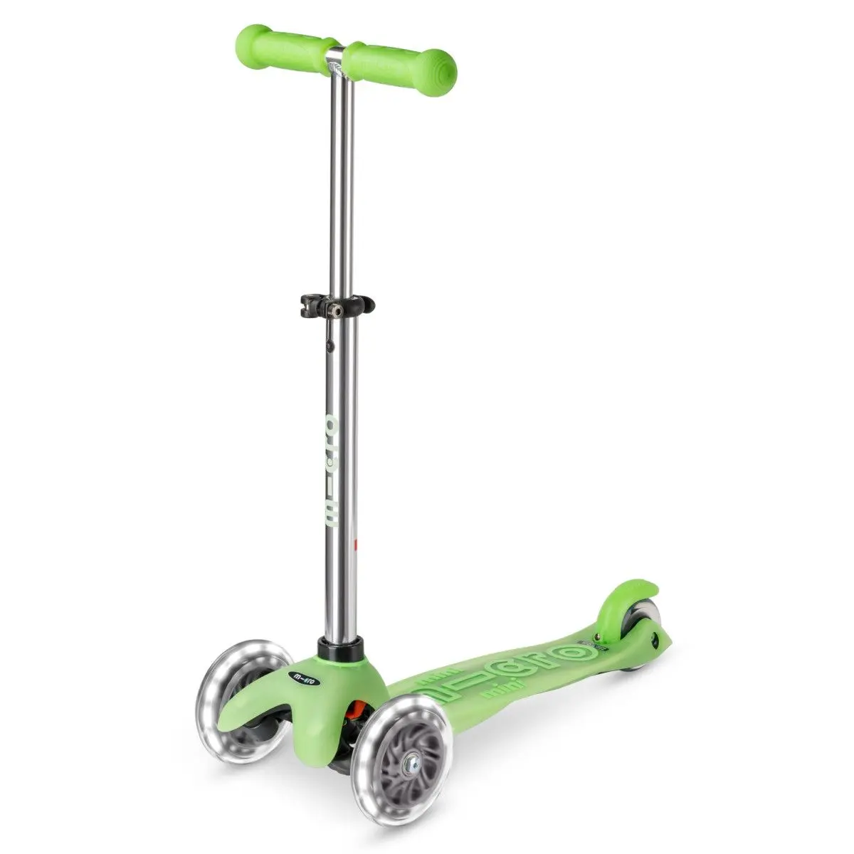 Micro - Mini Deluxe Glow LED Plus Lime - Dětská koloběžka