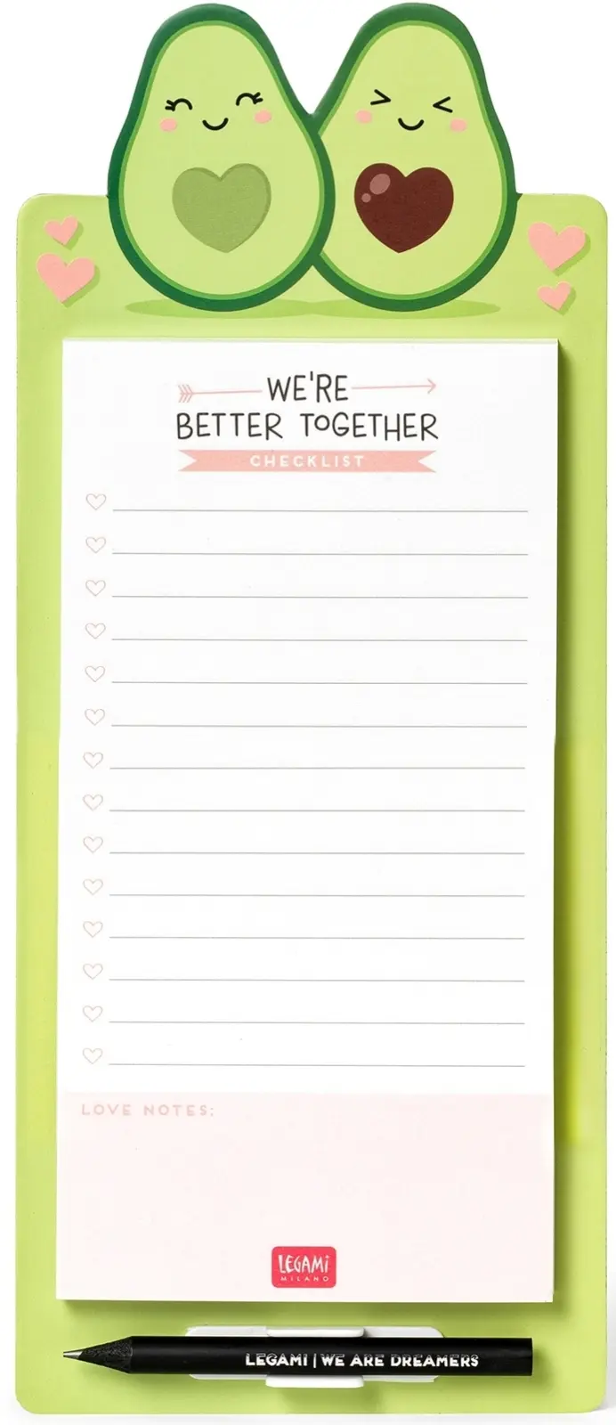 Magnetický odtrhávací blok Legami Don't Forget - Magnetic Notepad - Avocado uni