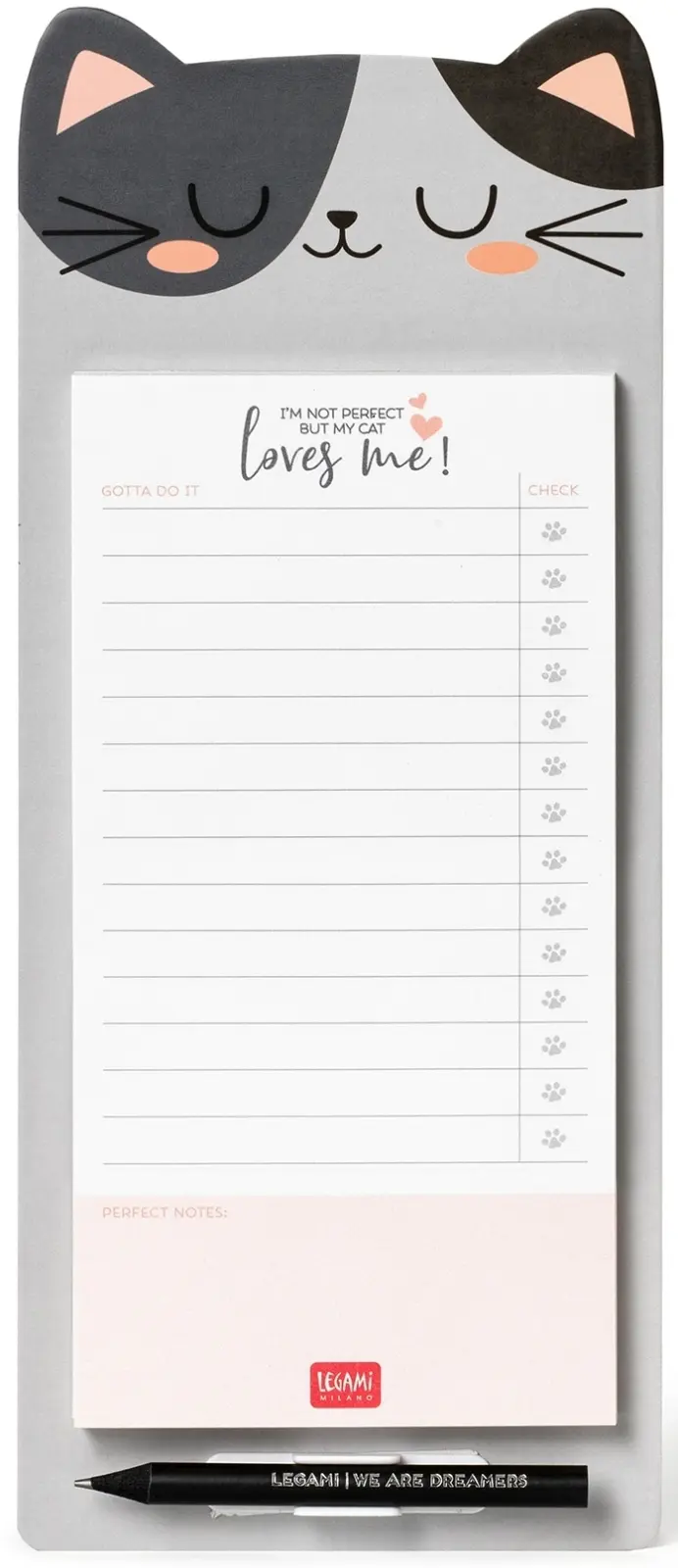 Magnetický odtrhávací blok Legami Don't Forget - Magnetic Notepad - Meow uni