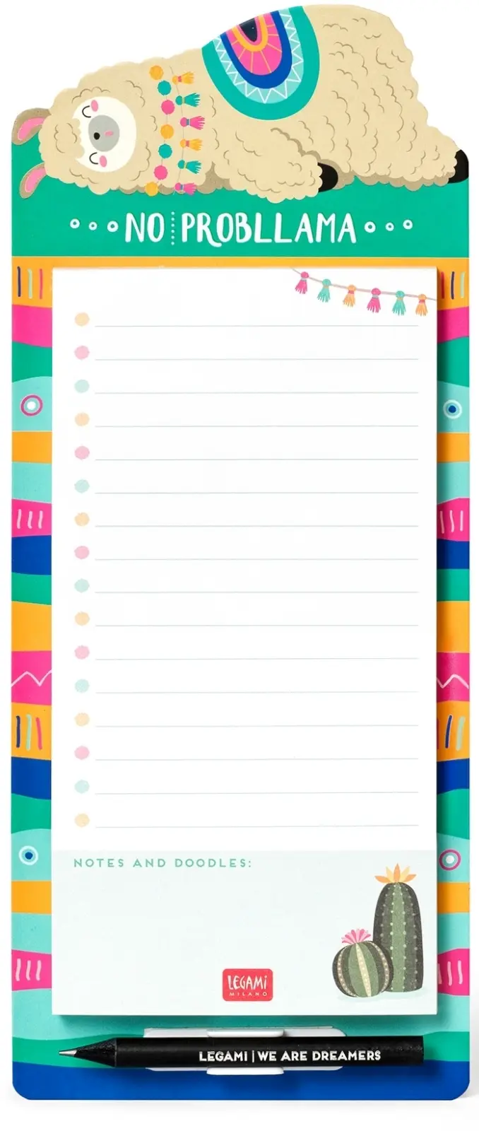 Magnetický odtrhávací blok Legami Don't Forget - Magnetic Notepad - Llama uni