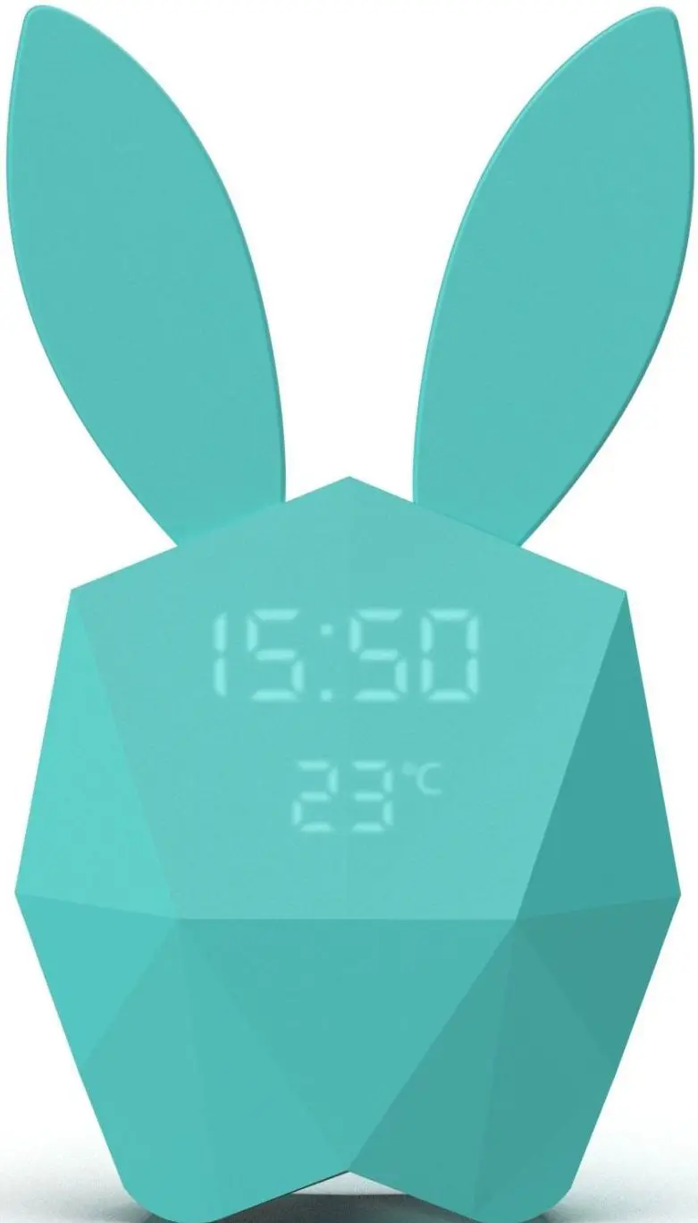 Budík MOB Cutie Clock Connect with app - blue uni