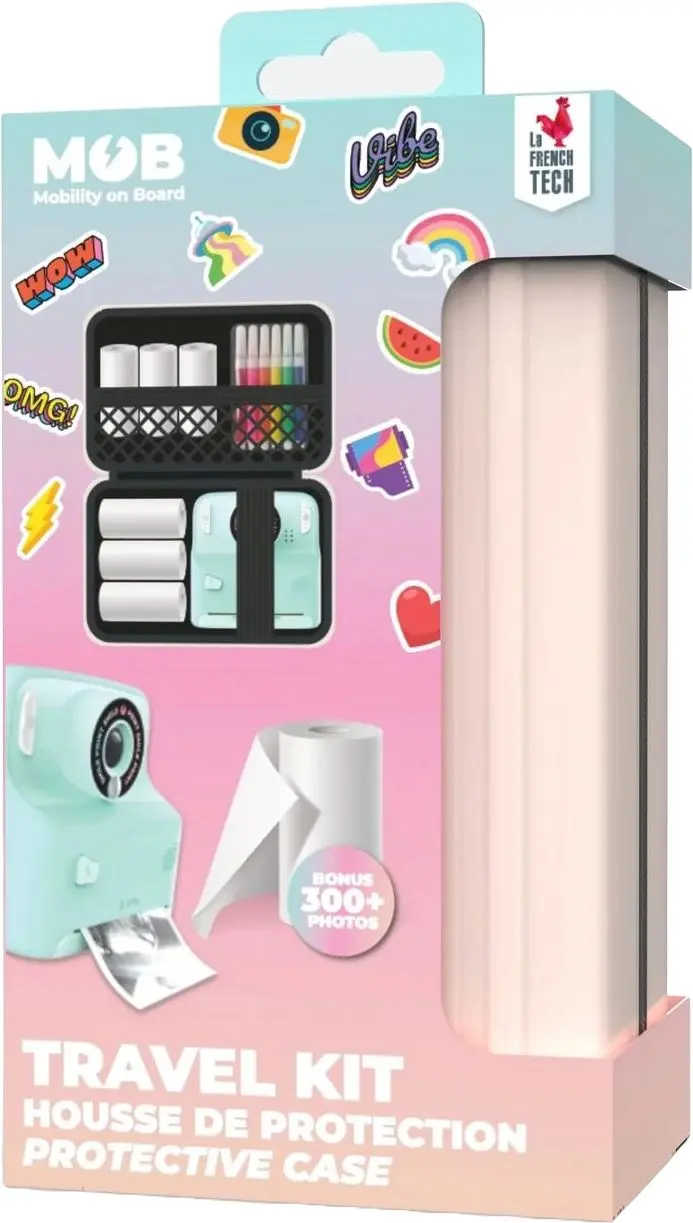 Cestovní doplňková sada k Pixiprint MOB Travel Recharge Pack - pouzdro + 4 náhradní role uni