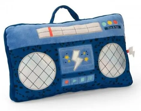 Polštář Moulin Roty Cushion Puce & Pilou uni
