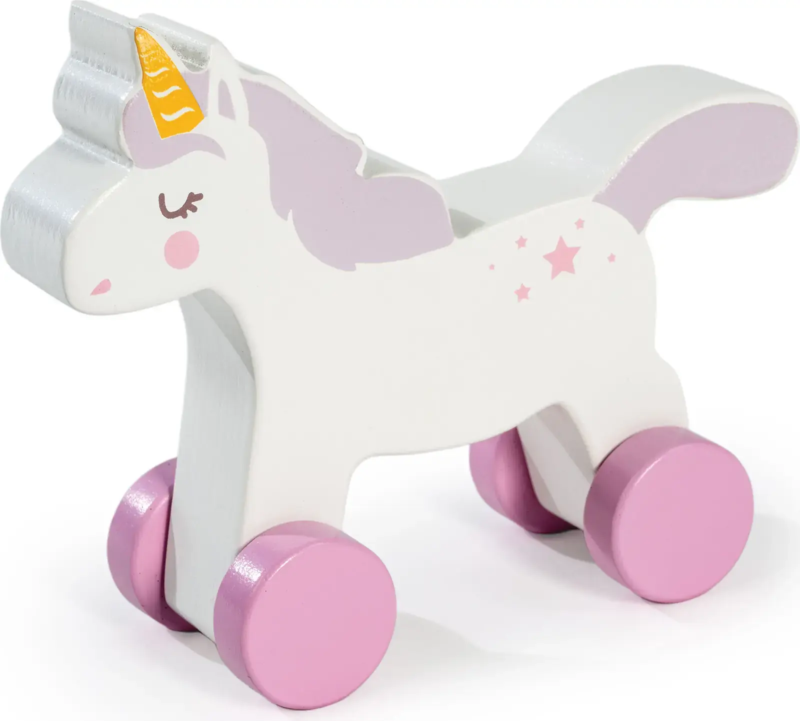 Dřevěný jednorožec na kolečkách Mentari Magic Unicorn uni