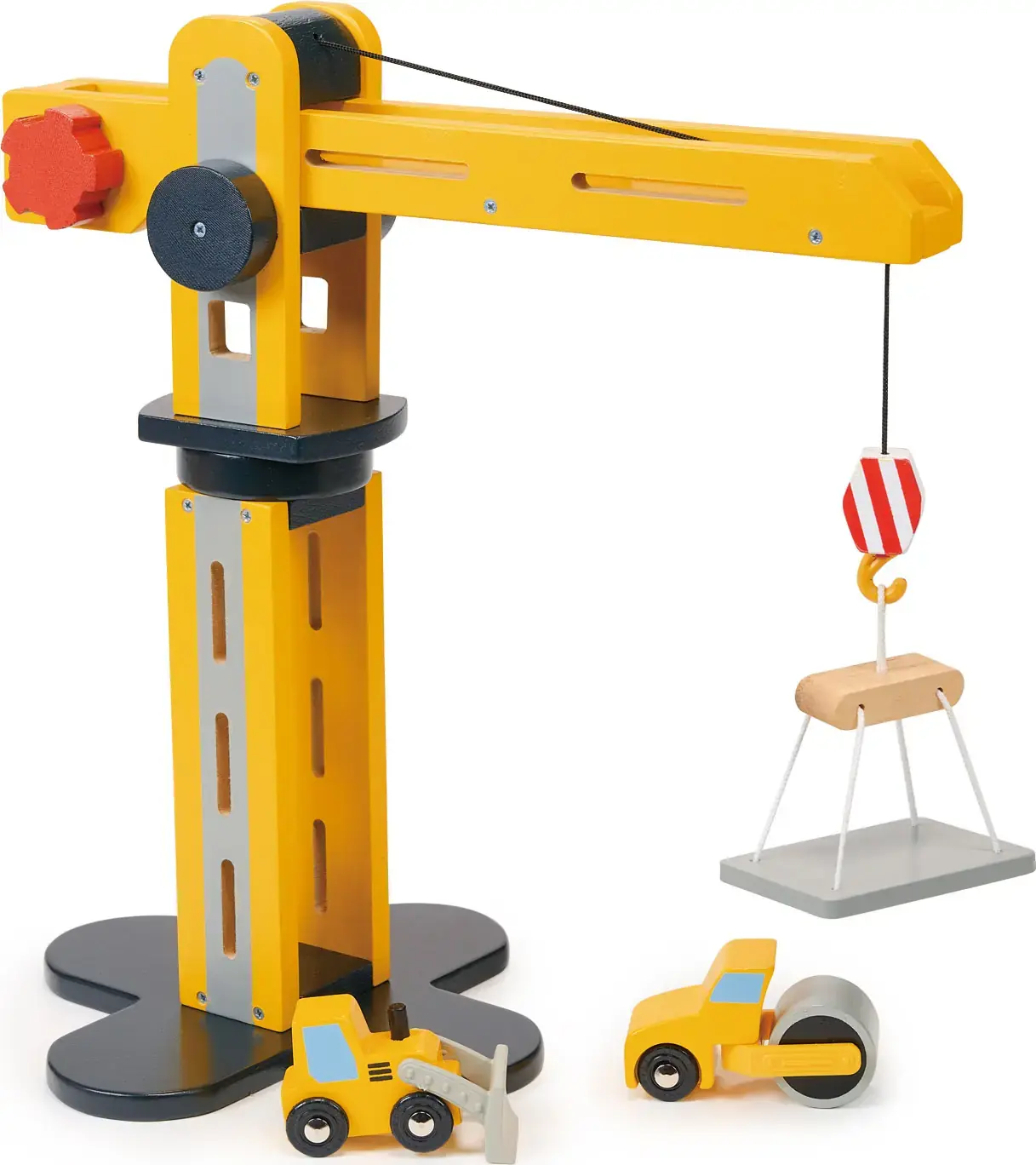 Dřevěný jeřáb Mentari Big Yellow Crane uni