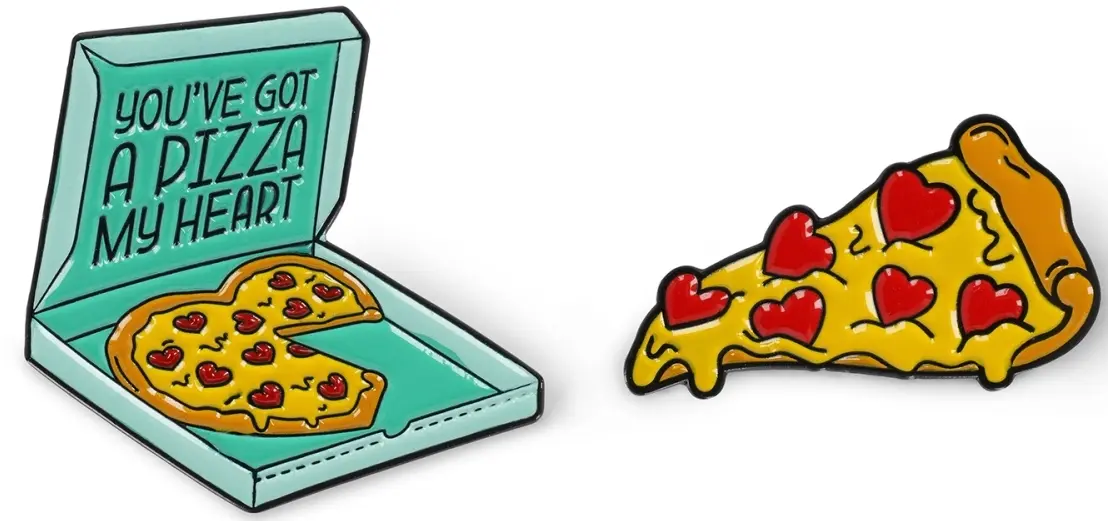 Brož Legami Enamel Metal Pin - Pin Your Style! - Pizza uni