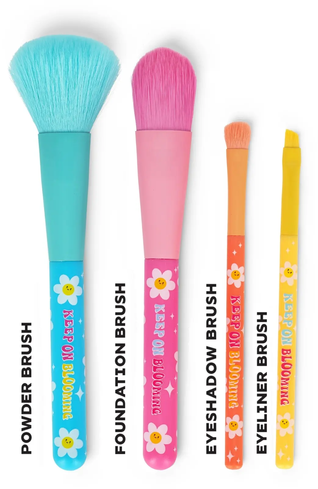 Štětce na líčení Legami Set Of 4 Makeup Brushes - Oh My Glow! - Daisy uni