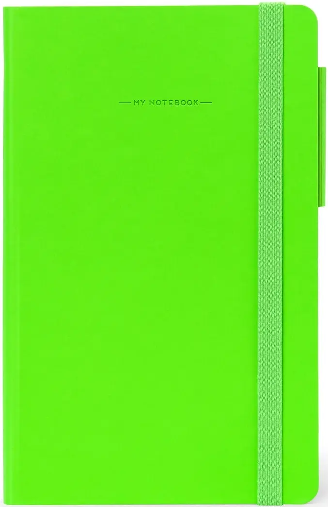 Zápisník Legami My Notebook - Medium Lined Neon Green uni