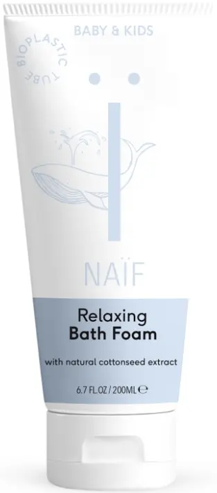 Relaxační pěna do koupele 200 ml Naif uni