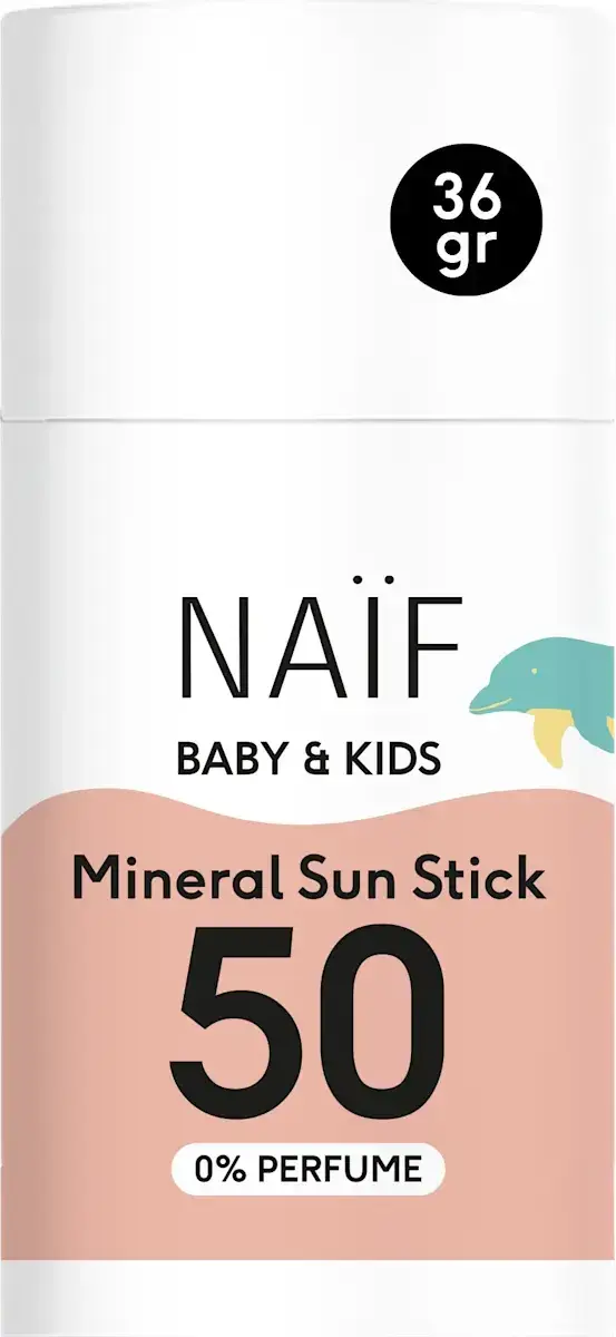 Ochranná tyčinka na opalování Naif SPF 50 pro děti a miminka 36 g uni