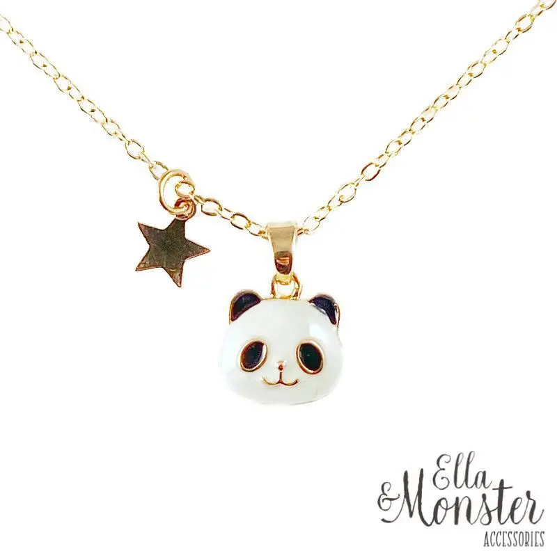 Náhrdelník Ella & Monster Panda uni