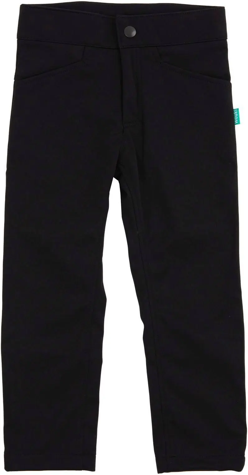 Zimní softshellové kalhoty Wouki Niko - black 152