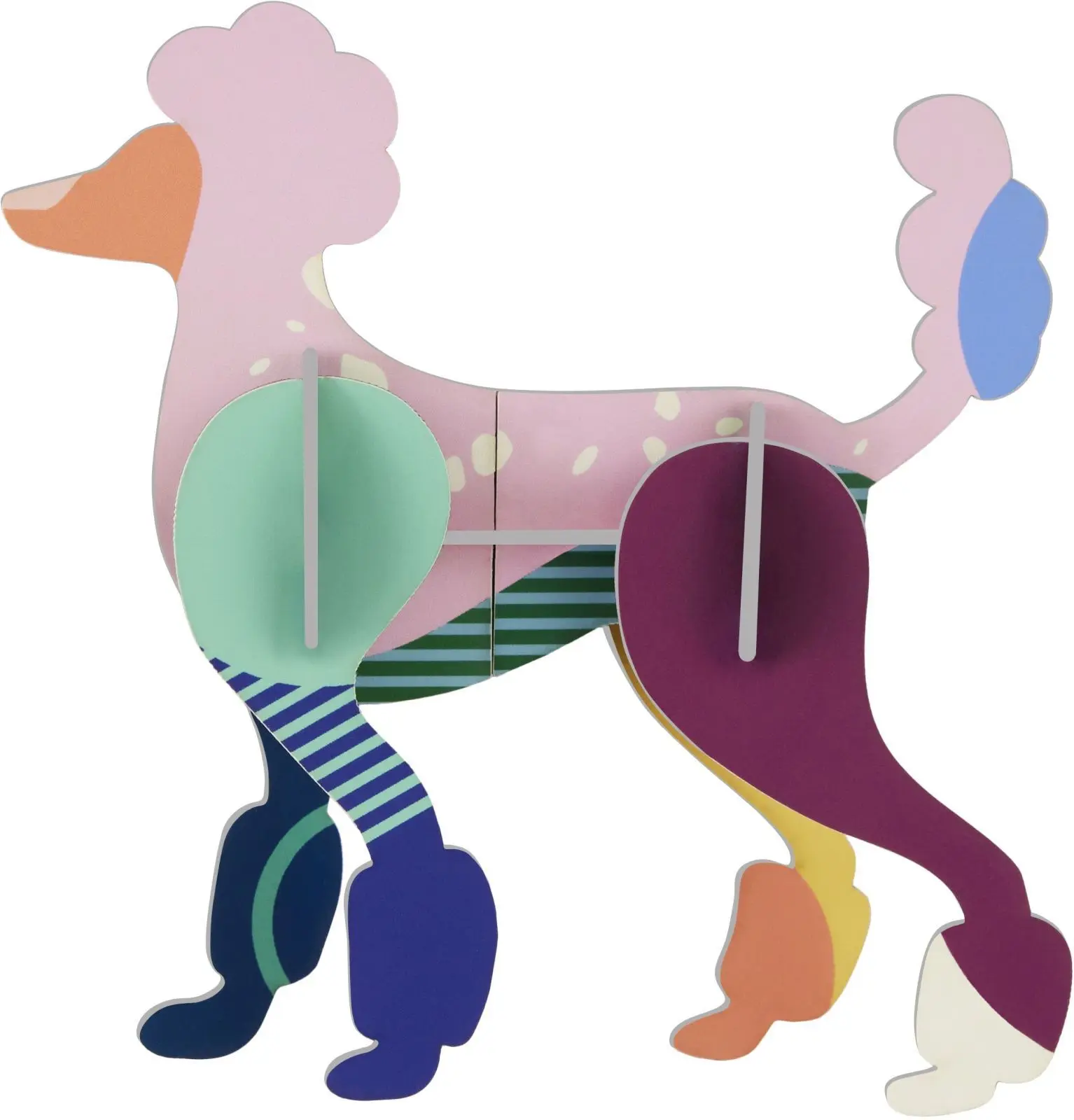 Malá závěsná dekorace Studio Roof - Poodle / Pudl uni
