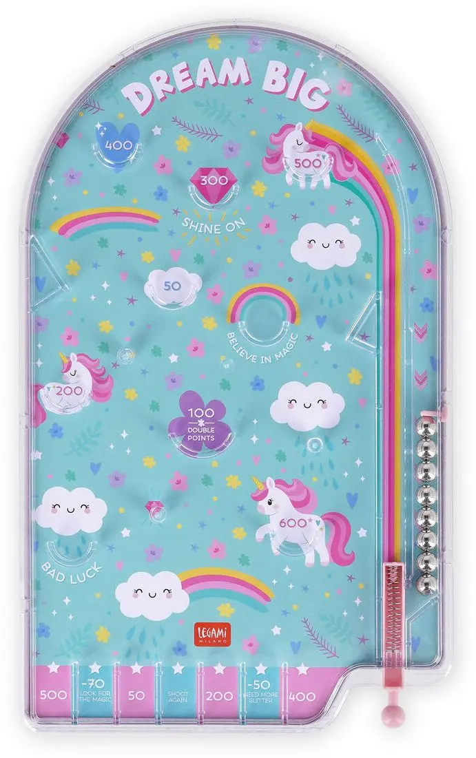 Mini hra Pinball Legami Mini Pinball - Unicorn uni