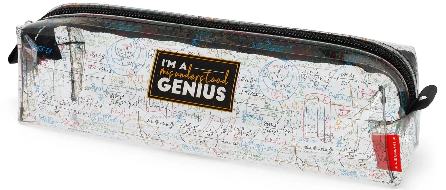 Penál Legami Transparent Pencil Case - Genius