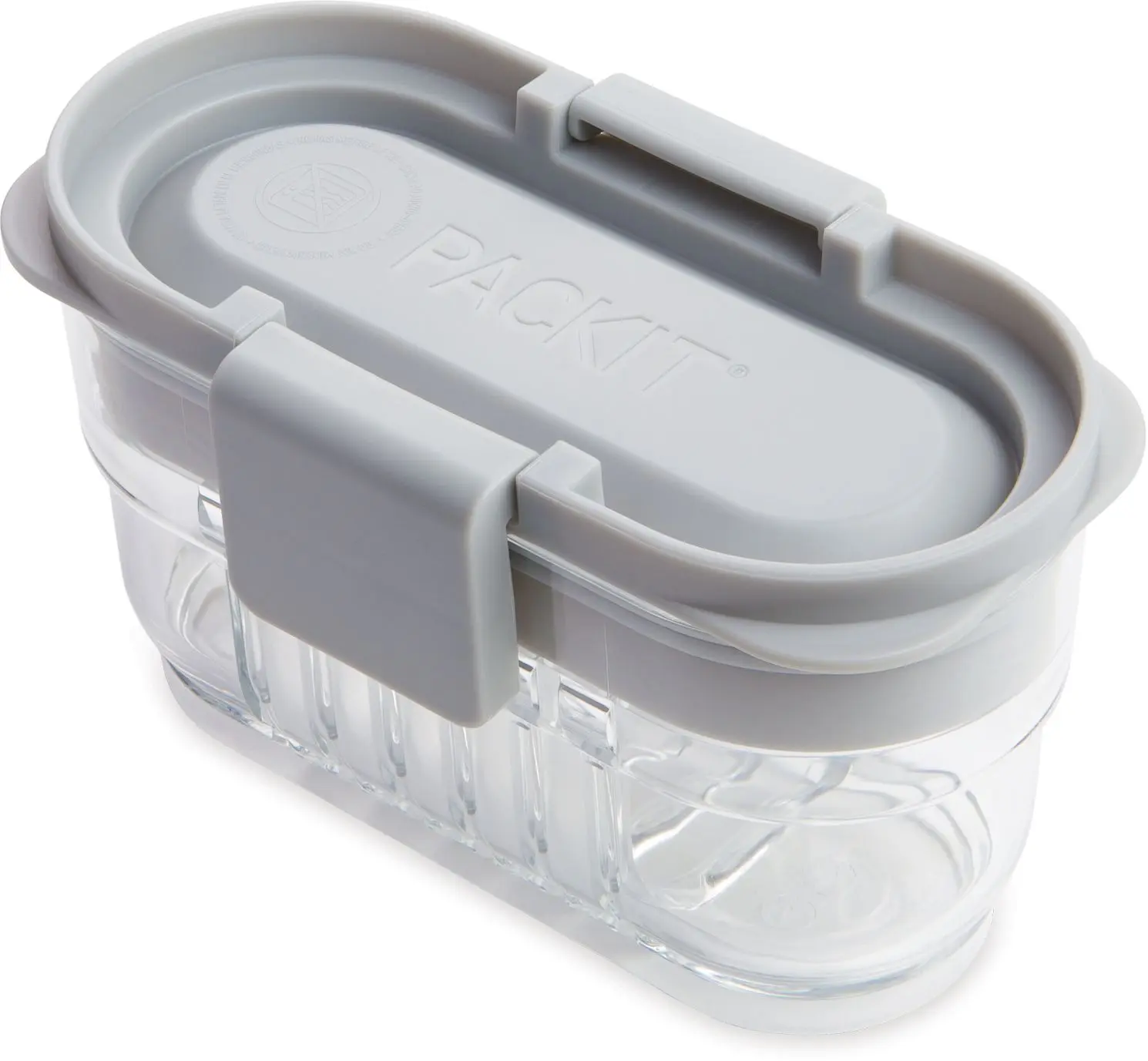 Mini svačinový box Packit Mini Snack Mod Bento - Steel Gray