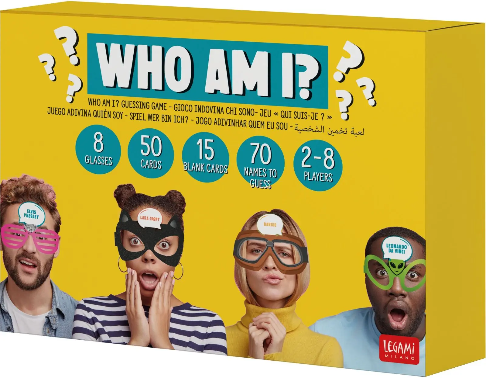 Hádací hra Legami Who Am I? Guessing Game uni