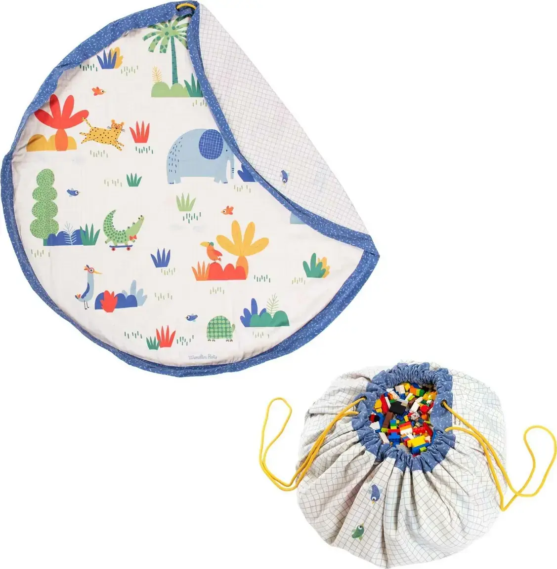 Hrací podložka a vak na hračky Play&Go Noomad - Moulin Roty Toupitis uni