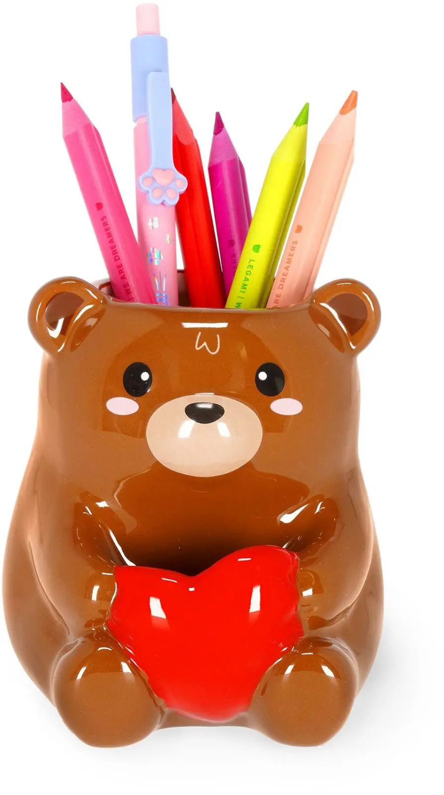 Keramický stojánek na tužky Legami - Desk Friends - Teddy Bear uni