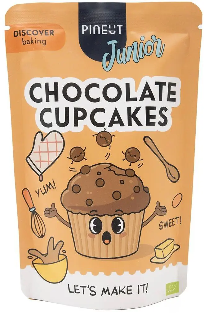 Sada na pečení Pineut Junior - Chocolate Cupcakes BIO uni
