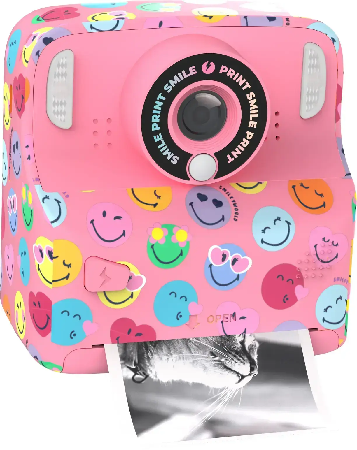 Dětský fotoaparát MOB Pixismiley Printing Camera - růžová uni