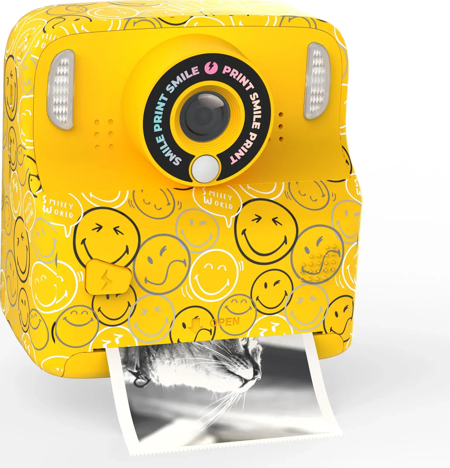 Dětský fotoaparát MOB Pixismiley Printing Camera - žlutá uni