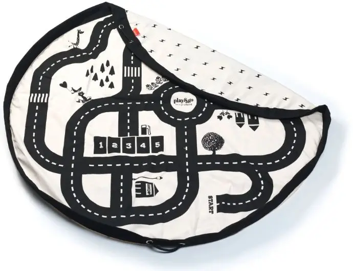 Hrací podložka a vak na hračky Play&Go Noomad - Roadmap / thunderbolt uni