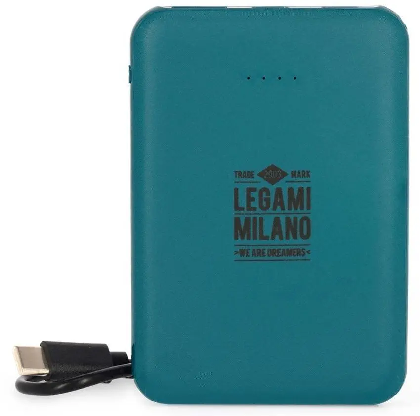 Powerbanka Legami Supercharge_5000Mah - Petrol uni