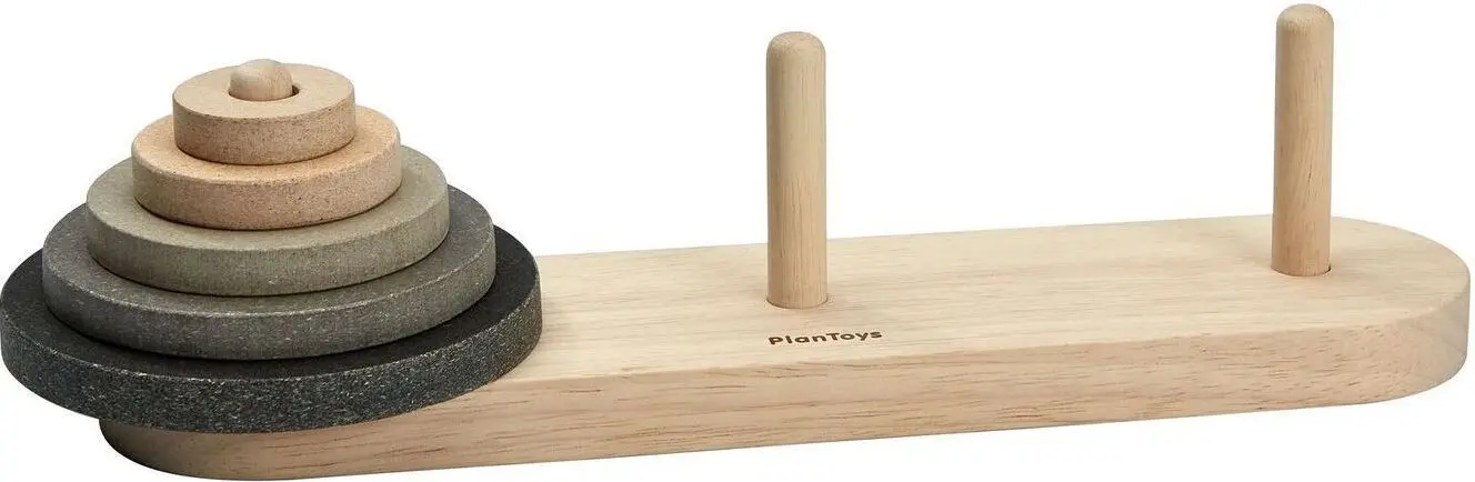Dřevěná hračka Plan Toys - Hanojské věže uni