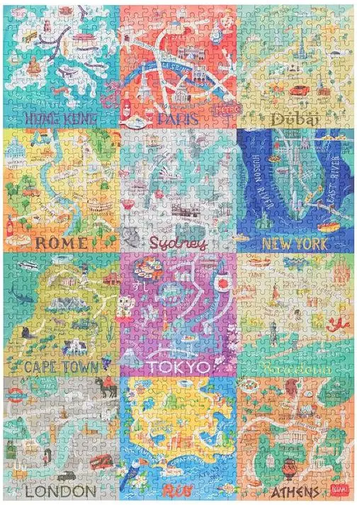 Puzzle Legami - World Cities uni